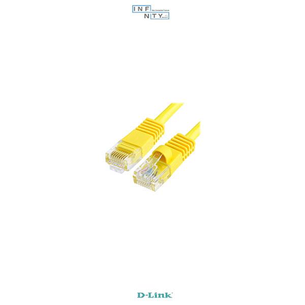 کابل پچ کورد 3 متری CAT6 دی لینک D-Link مدل NCB-C6UYELLOWR1-3
